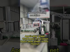 Plc-Steuer-Vakuum-Thermoforming-Maschine für abbaubare Materialien Max Forming Depth 180mm