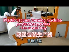 Lunchbox Vakuumformmaschine 100m3/h Durchfluss 0-300°C Temperatur 1220*710mm Maximalformfläche