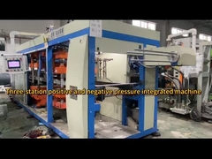 Integrierte Maschine mit drei Stationen positiven und negativen Druck