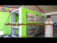 Integrierte Maschine mit drei Stationen positiven und negativen Druck