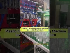 Vollautomatische Plastikbechermachmaschine