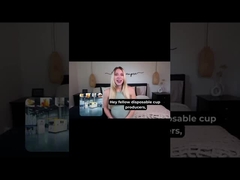 vollautomatische Kaffeetasse aus Kunststoff