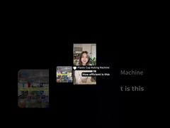 Vollautomatische Maschine zur Herstellung von Kunststoffbechern mit hohem Ausstoß