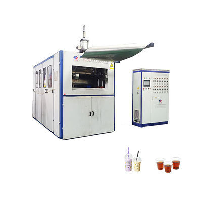 Gebrauchte Kunststoffbecher-Thermoformmaschine Einweg-Kunststoffbechermachine/Glasformmaschine/Thermoformmaschine für Lebensmittelfächer
