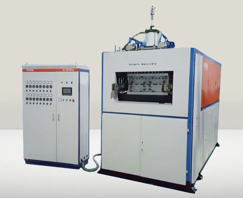 PLC-Vakuumplastik-Thermoformmaschine für abbaubare Materialien Maximale Formtiefe 180 mm