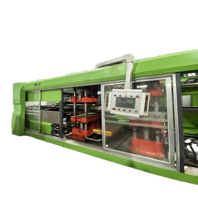 Vollautomatische, gebrauchte Thermoformmaschine zum Formen, Schneiden und Stapeln von Kunststoffen unter Positiv- und Negativdruck