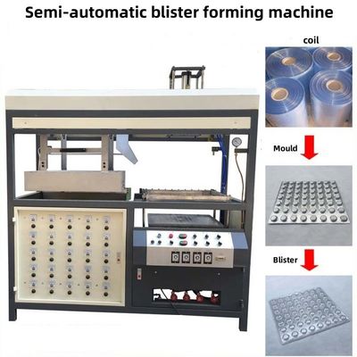 Neue halbautomatische Blister-Vakuum-Formmaschine Mini-Kunststoff-Thermoformmaschine