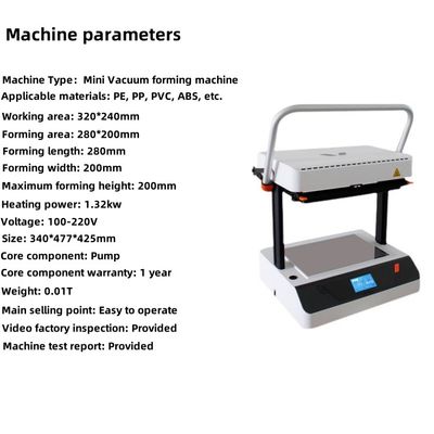 Automatische Vakuumformmaschinen für Zahnärzte Kleine Vakuumformmaschinen für Kunststoff und Acryl