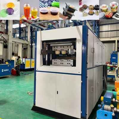 Gebrauchtes Hochgeschwindigkeits-Automatisches Plastikbechermaschine Gasverbrauch 4200-5000L/min Kostenloser Lebenszeitservice