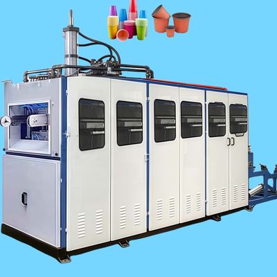Vollautomatische Eisbecher-Plastikthermoformmaschine