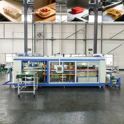 Vollautomatische Drei-Stationen-Kunststoff-Schalen-Thermoformmaschine