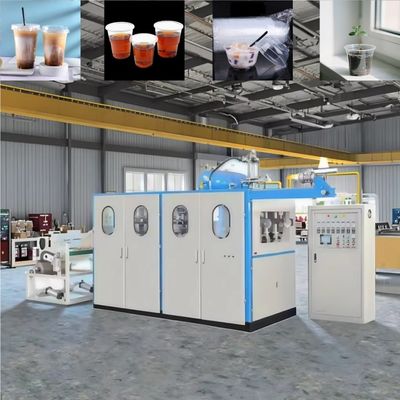 Vollautomatische Gebrauchtkunststoff-Tee-Tassen-Herstellmaschine