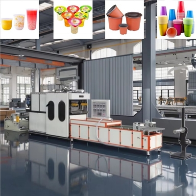 Vollautomatische Kunststoffbecher-Thermoformmaschine
