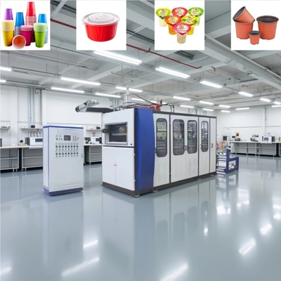 Produktion von hochwertigen Plastikbechern